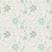 Chloe Aquamarine Floral