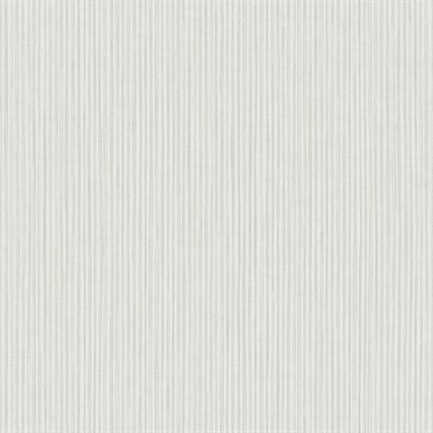 Choctaw White Pearl Stripe Wallpaper