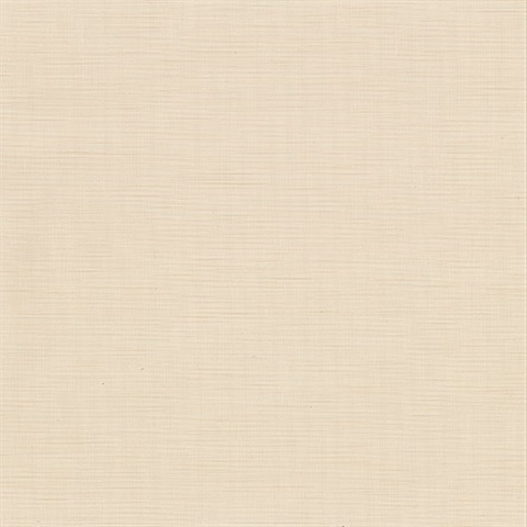 Chorus Beige Faux Grasscloth Vinyl Wallpaper