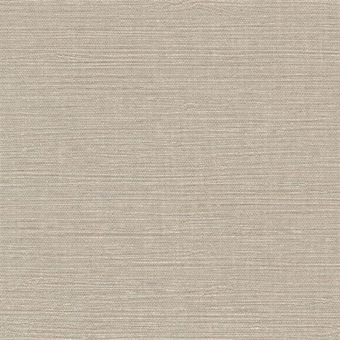 Chorus Beige Faux Textile Commercial Wallpaper