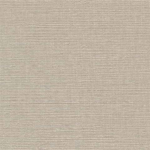 Chorus Beige Faux Textile Commercial Wallpaper