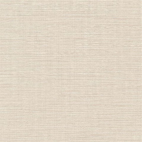 Chorus Light Beige Faux Textile Commercial Wallpaper