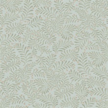 Chrysantha Aqua Berry Textured Branches Wallpaper
