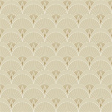Chrysler Arches Soft Beige Wallpaper
