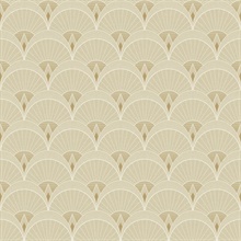 Chrysler Arches Soft Beige Wallpaper