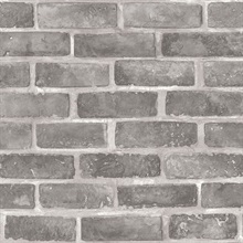 Cinder Ash Brick Commercial Wallpaper