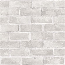 Cinder Chalk Brick Commercial Wallpaper