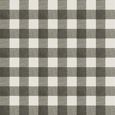 Claire Black Gingham Wallpaper