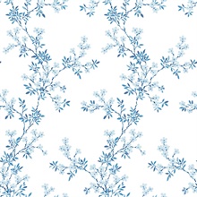 Claire Blue Floral Trail