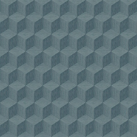 Claremont Blue Geometric