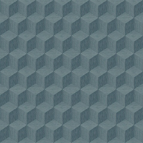 Claremont Blue Geometric