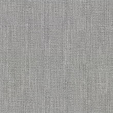 Claremont Silver Faux Grasscloth Vinyl Wallpaper