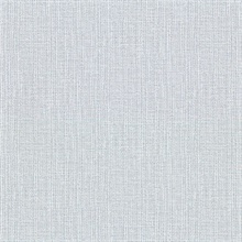 Claremont Sky Blue Faux Grasscloth Vinyl Wallpaper