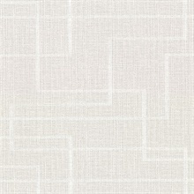 Clarendon Grey Faux Grasscloth Vinyl Wallpaper