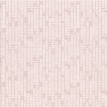 Clarice Pink Distressed Faux Linen Wallpaper