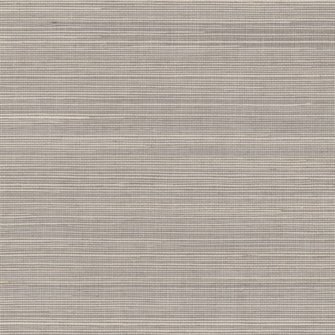 Maguey Natural Sisal Grasscloth Classic Grey Wallpaper