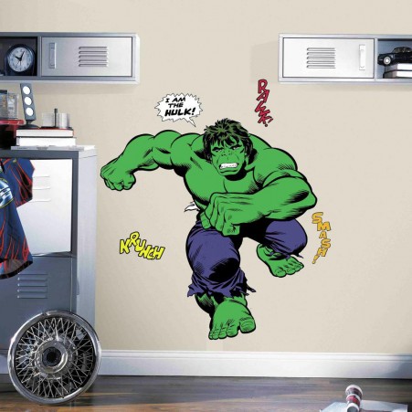 Classic Hulk Comic Giant Wall Decals