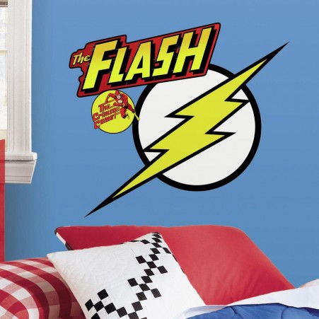 Classic THE FLASH Logo Giant Wall Decals
