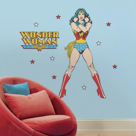 Classic Wonder Woman Giant Wall Decals