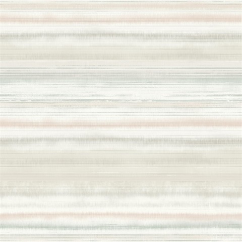Clay & Mint Fleeting Horizon Stripe Peel and Stick Wallpaper