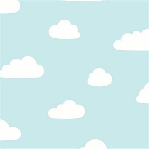 Clouds Aqua Wallpaper