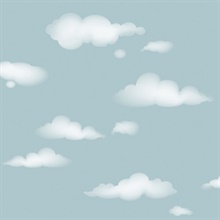 Cloudy Sky Blue Scenic Wallpaper