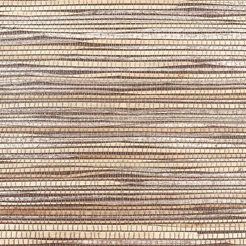 Coffee Wallquest BX10010 Grasscloth Wallpaper