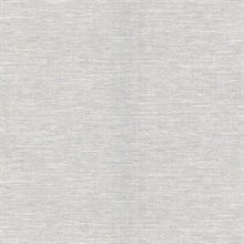 Cogon Grey Faux Linen Textured Wallpaper