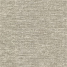 Cogon Light Brown Faux Linen Textured Wallpaper