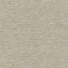 Cogon Light Brown Faux Linen Textured Wallpaper