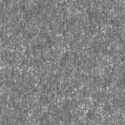 Cole Dark Grey Winter Plain Wallpaper