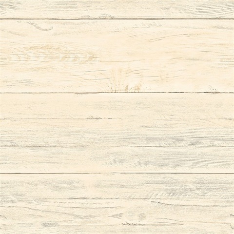 Colleen Honey Washed Boards Wood Wallpaper