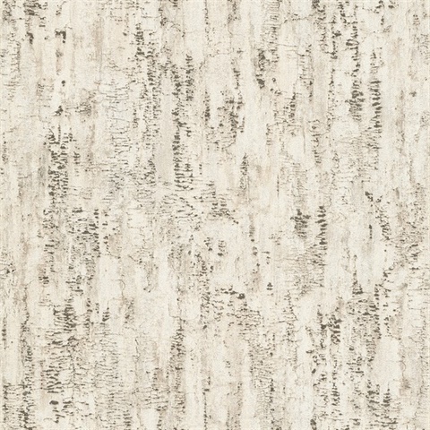 Colm Beige Birch Wallpaper