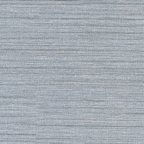Coltrane Blue Rough Textured Linen Commercial Wallpaper