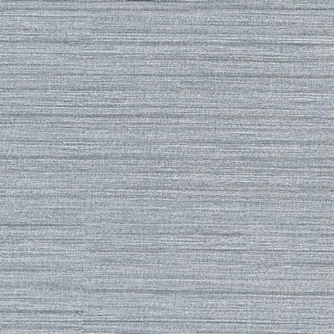 Coltrane Blue Rough Textured Linen Commercial Wallpaper