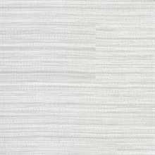 Coltrane Light Grey Faux Grasscloth Vinyl Wallpaper