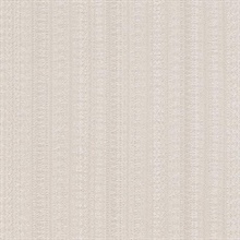 Concetta White Brocade Ribbon Wallpaper