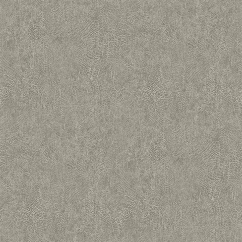 Copiah Greige Faux Leather Wallpaper