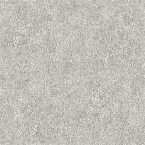 Copiah Smoke Faux Leather Wallpaper