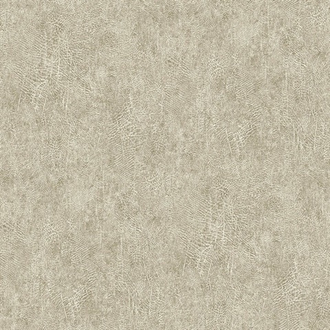 Copiah Warm Tan Faux Leather Wallpaper