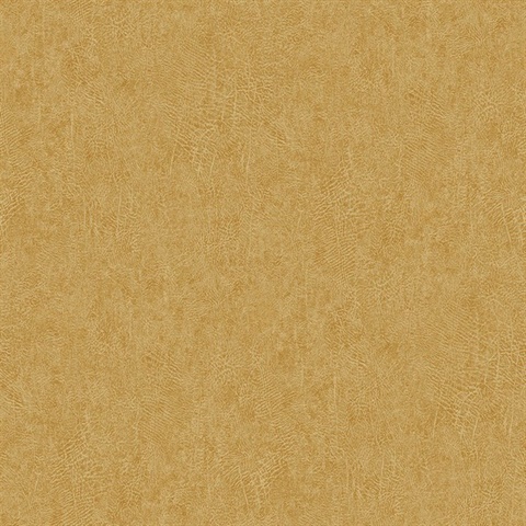 Copiah Yellow Faux Leather Wallpaper