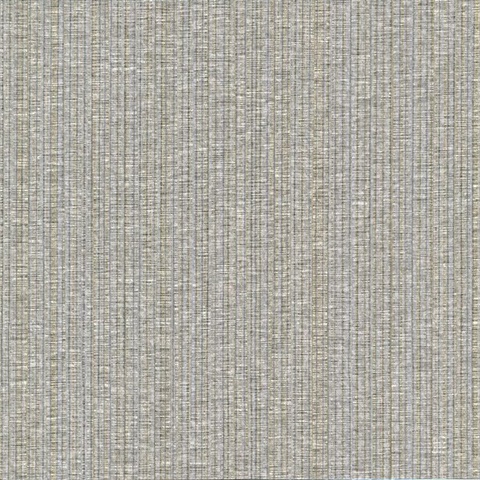 Cord String Gold & Grey Vertical Stria Commercial Wallpaper