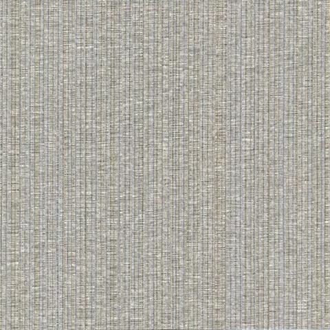 Cord String Gold & Grey Vertical Stria Commercial Wallpaper