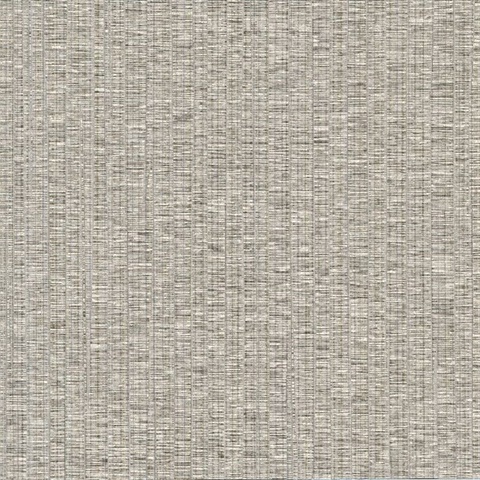 Cord String Taupe Vertical Stria Commercial Wallpaper