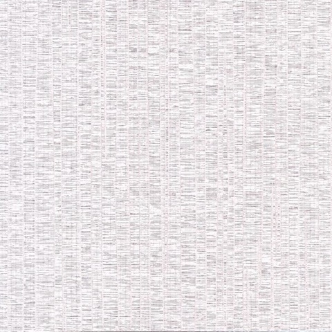 Cord String White Vertical Stria Commercial Wallpaper
