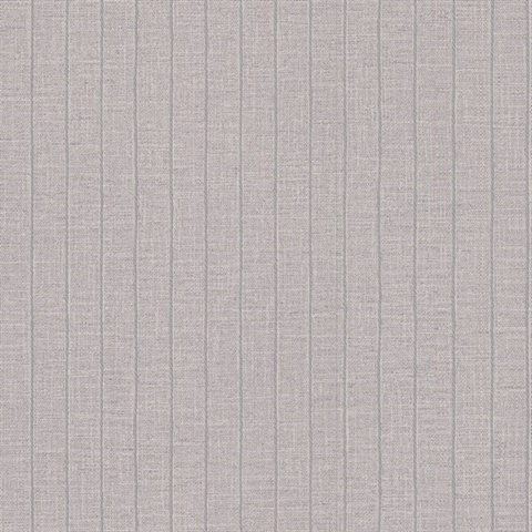 Cording Stripe Dove Grey Wallpaper