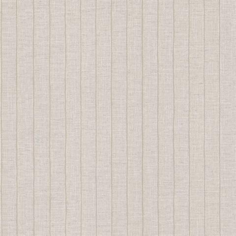 Cording Stripe Pearl Wallpaper
