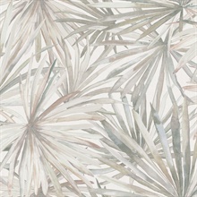 Corifa Cream Palm Leaf Wallpaper