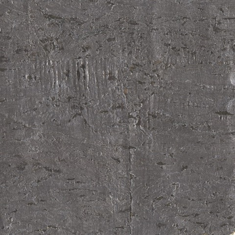 Charcoal & Gold Cork Wallpaper