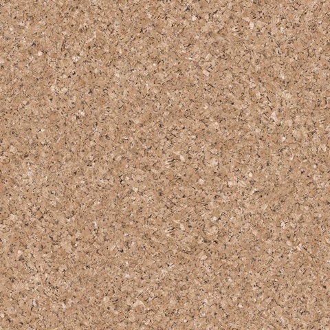 Cork Texture Natural Brown Wallpaper